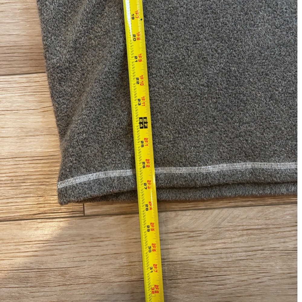 Kuhl Men XL Alfpaca Fleece Pullover Sweater Gray Raglan Crew Neck Made in Canada - Picture 3 of 6